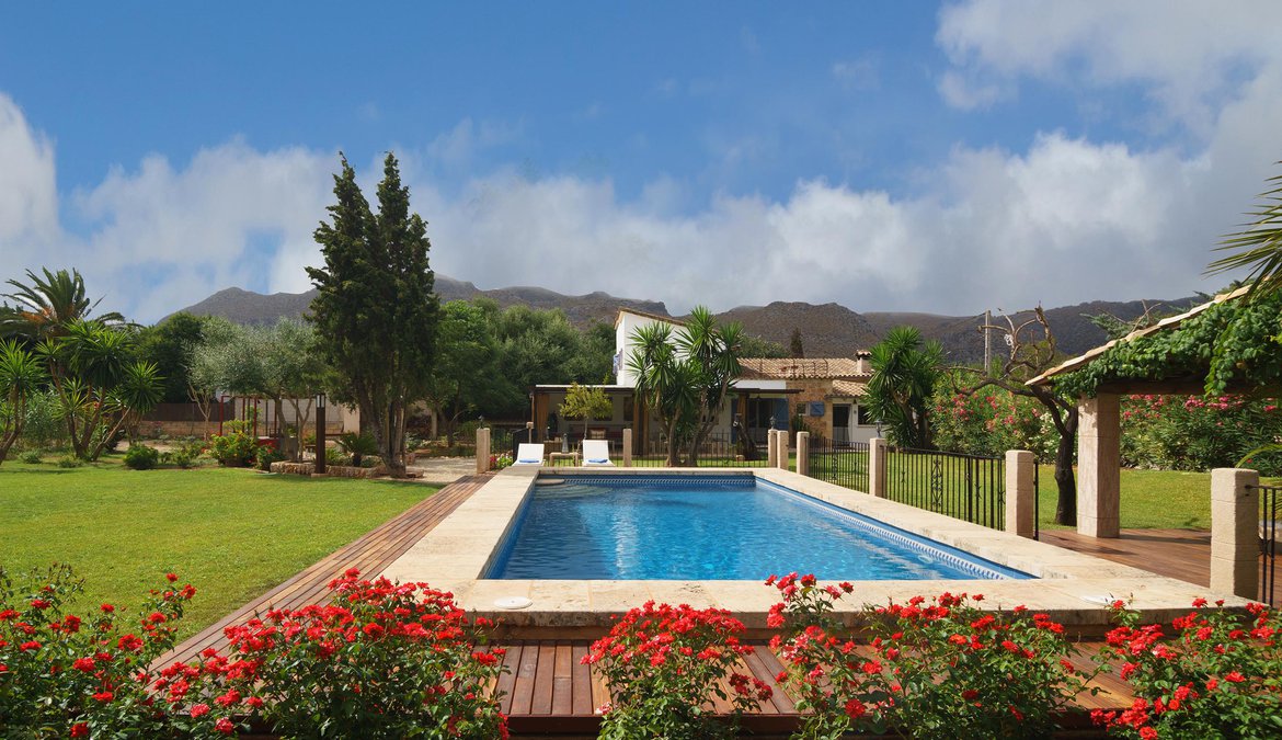 Pool and garden