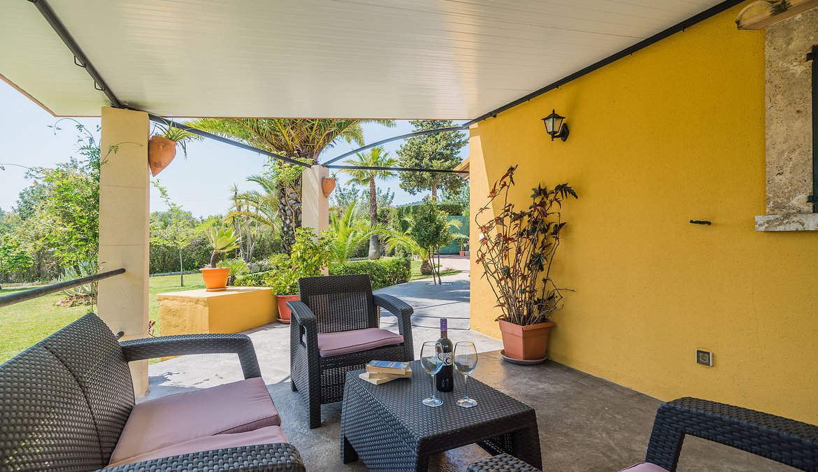 Outside sitting area